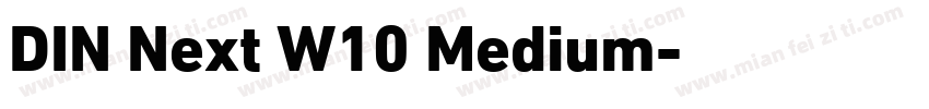 DIN Next W10 Medium字体转换